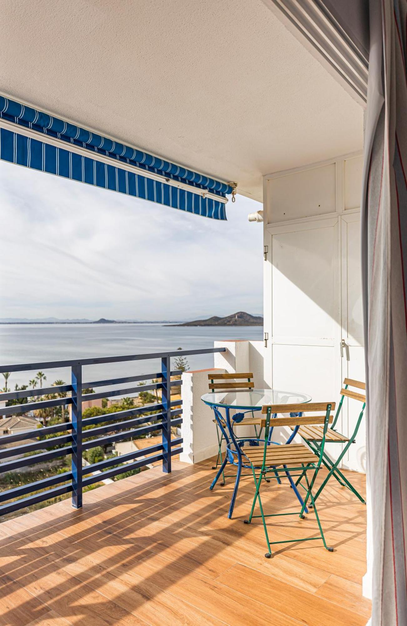 The Manga Beach Sea View Studio Crystal Clear Water & Sandy Beach, Fibre Wifi & Airco La Manga del Mar Menor Exterior foto
